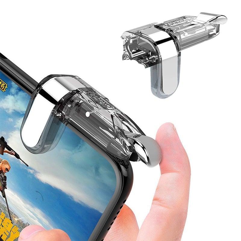 Manette de jeu transparente et simple, gâchette pour smartphone