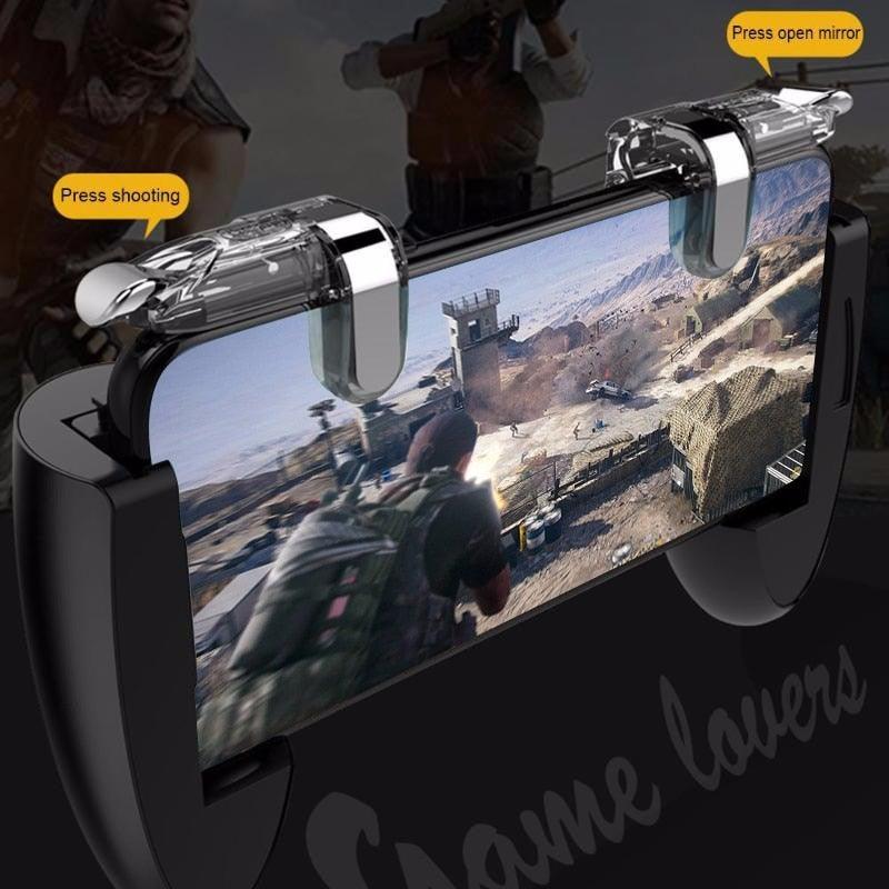 Manette de jeu transparente et simple, gâchette pour smartphone