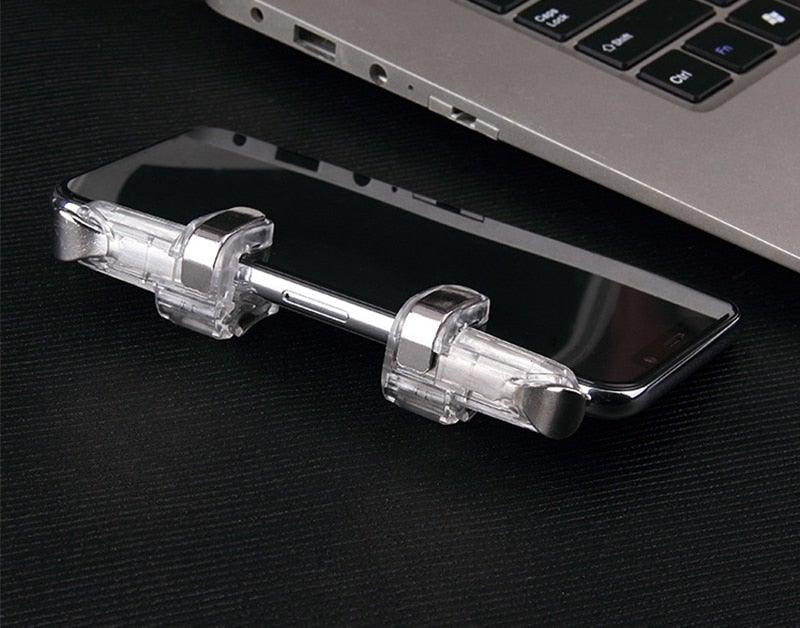 Manette de jeu transparente et simple, gâchette pour smartphone