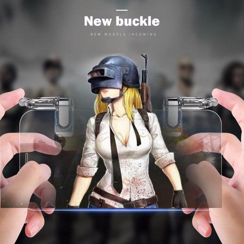 Manette de jeu transparente et simple, gâchette pour smartphone