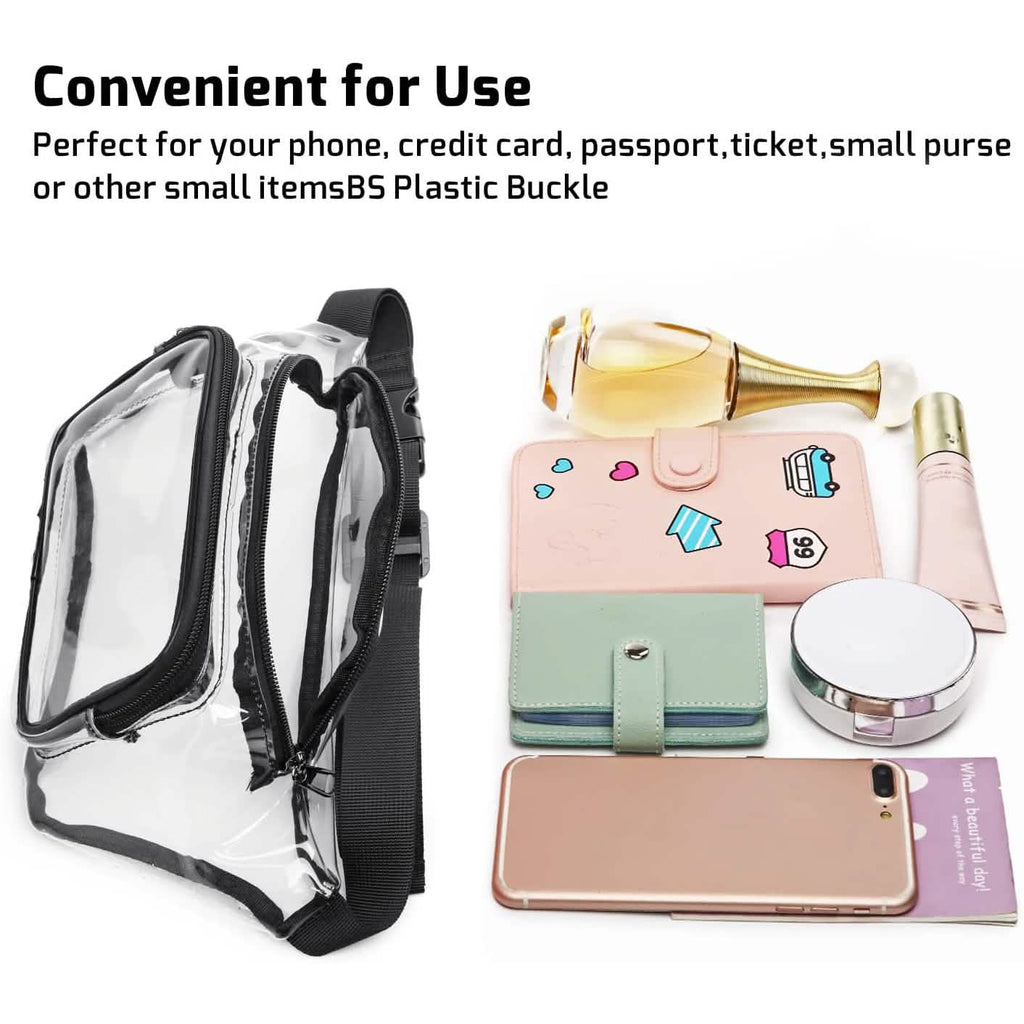 Sac banane étanche transparent