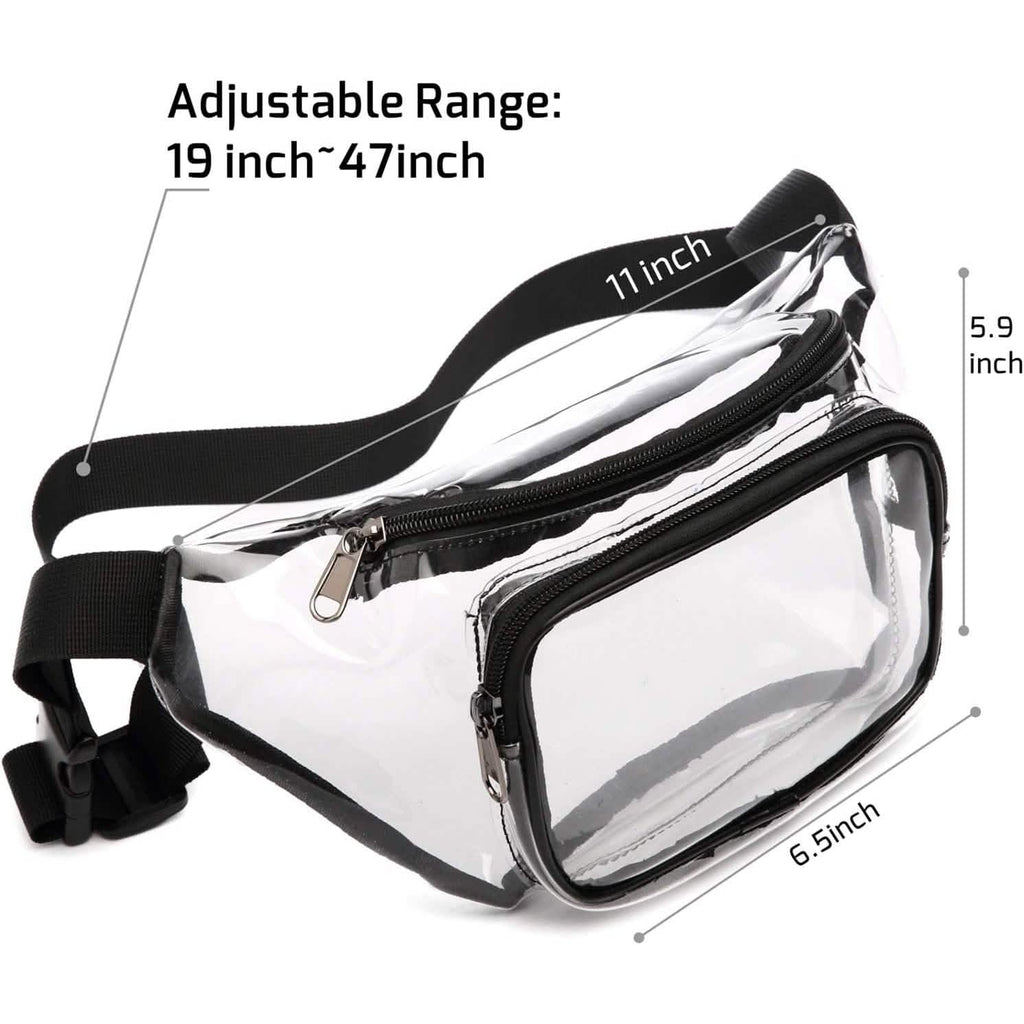 Sac banane étanche transparent
