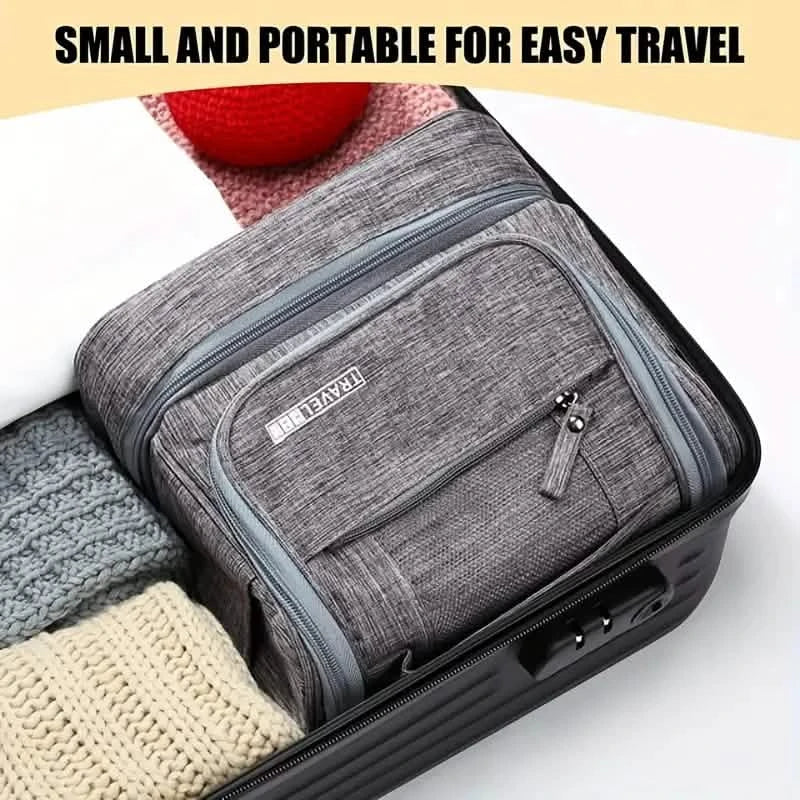 Trousse de Toilette de Voyage avec Crochet de Suspension