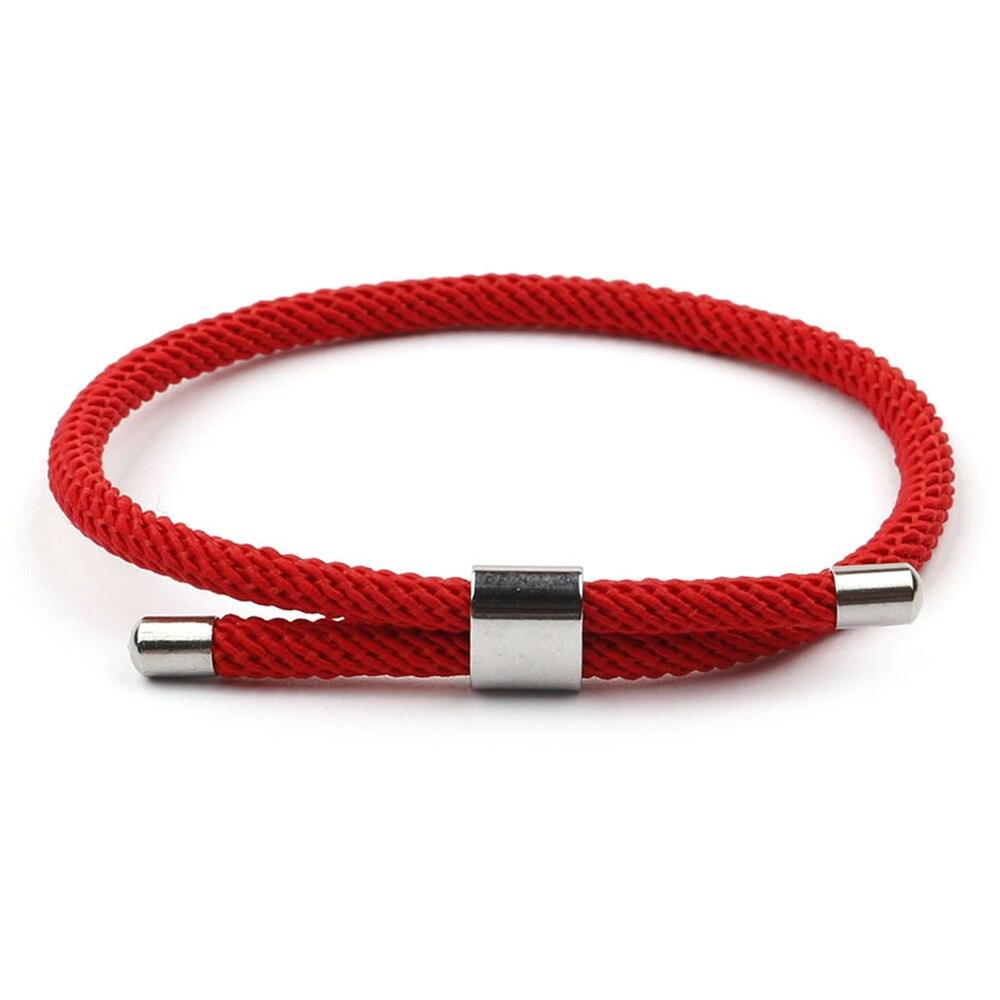 Bracelet Tendance Homme Femme Réglable Rouge Distance Couple Yoga Méditation Bracelet Nautique Tressé Fait Main Corde Ficelle Bracelets d'Amitié Réglables Pour Hommes Femmes Bracelets Unisexes