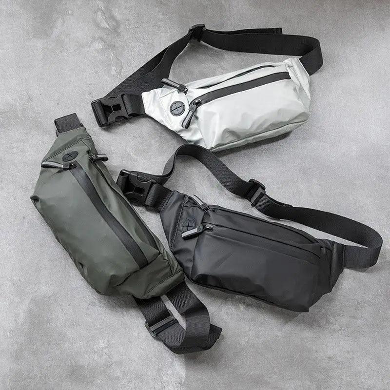 Sac Banane Tendance Premium Étanche Léger pour Sport, Gym, Entraînement, Voyage, Travail – Sacs de Ceinture Classiques Grande Capacité Unisexes, Sacs de Taille Rangement Hanche