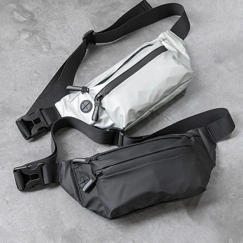 Sac Banane Tendance Premium Étanche Léger pour Sport, Gym, Entraînement, Voyage, Travail – Sacs de Ceinture Classiques Grande Capacité Unisexes, Sacs de Taille Rangement Hanche