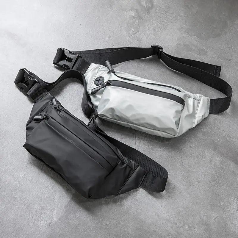 Sac Banane Tendance Premium Étanche Léger pour Sport, Gym, Entraînement, Voyage, Travail – Sacs de Ceinture Classiques Grande Capacité Unisexes, Sacs de Taille Rangement Hanche