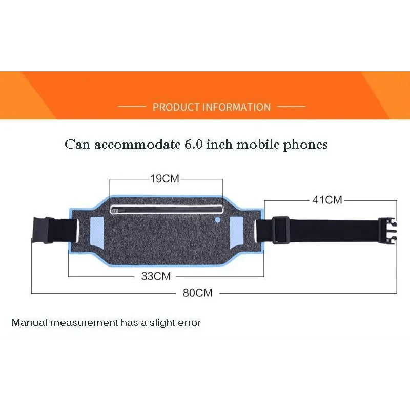 Ceinture de Course Mince et Tendance, Sac Banane pour Fitness, Entraînement, Sac de Taille pour Exercice, Ceinture de Course, Sac de Gym Fitness Ultra Léger, Ceinture Porte-Monnaie de Voyage pour Hommes et Femmes