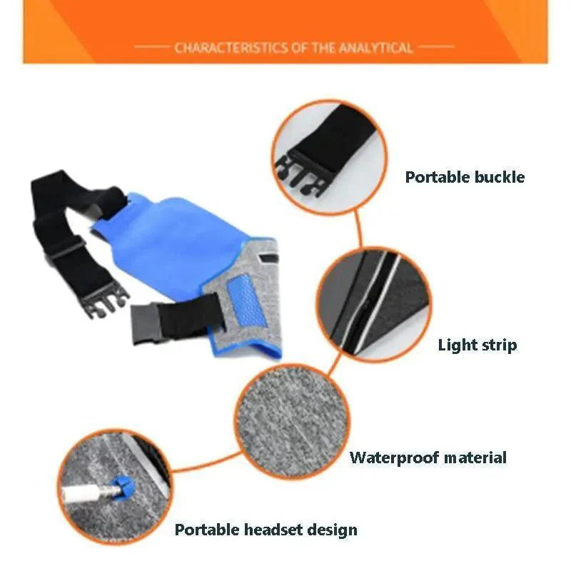 Ceinture de Course Mince et Tendance, Sac Banane pour Fitness, Entraînement, Sac de Taille pour Exercice, Ceinture de Course, Sac de Gym Fitness Ultra Léger, Ceinture Porte-Monnaie de Voyage pour Hommes et Femmes