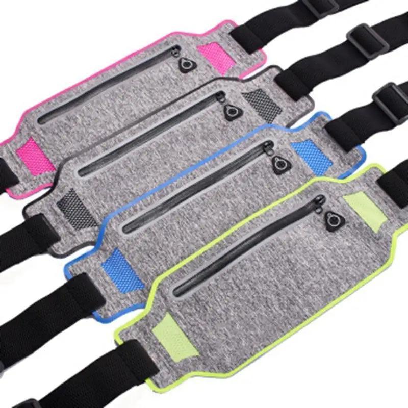 Ceinture de Course Mince et Tendance, Sac Banane pour Fitness, Entraînement, Sac de Taille pour Exercice, Ceinture de Course, Sac de Gym Fitness Ultra Léger, Ceinture Porte-Monnaie de Voyage pour Hommes et Femmes