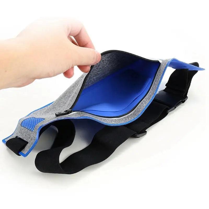 Ceinture de Course Mince et Tendance, Sac Banane pour Fitness, Entraînement, Sac de Taille pour Exercice, Ceinture de Course, Sac de Gym Fitness Ultra Léger, Ceinture Porte-Monnaie de Voyage pour Hommes et Femmes