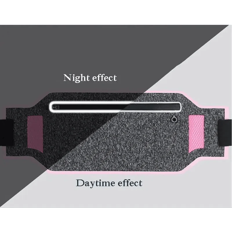 Ceinture de Course Mince et Tendance, Sac Banane pour Fitness, Entraînement, Sac de Taille pour Exercice, Ceinture de Course, Sac de Gym Fitness Ultra Léger, Ceinture Porte-Monnaie de Voyage pour Hommes et Femmes