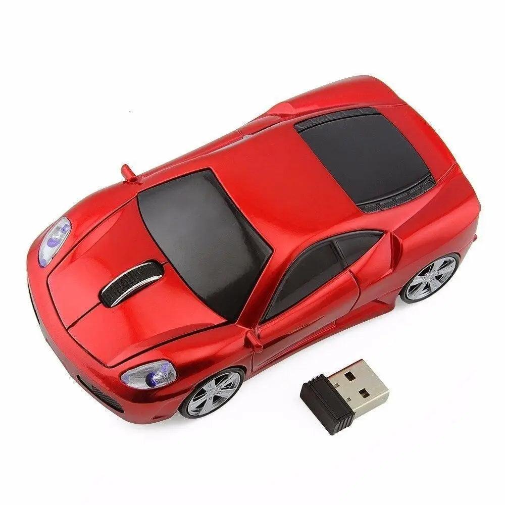 Souris sans fil de voiture de sport tendance 1200DPI optique 3D design voiture souris de jeu USB pour ordinateur portable PC de bureau