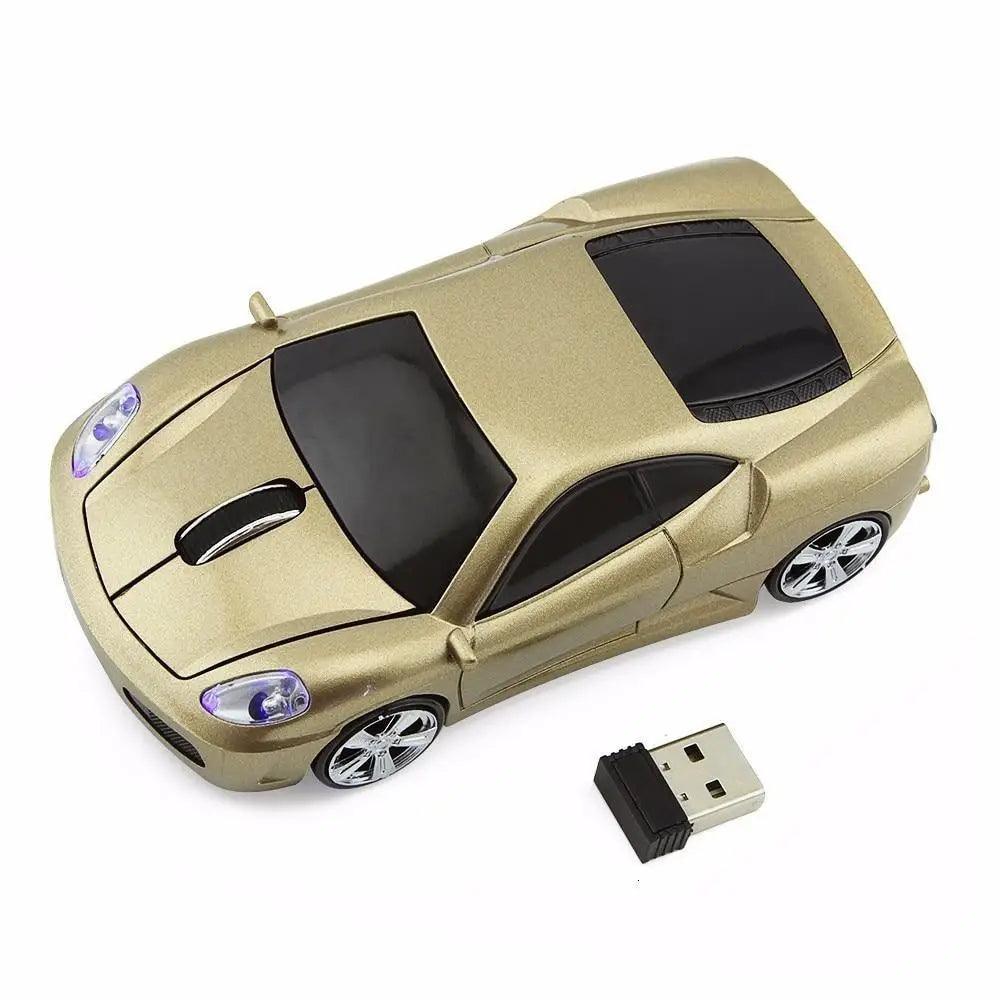 Souris sans fil de voiture de sport tendance 1200DPI optique 3D design voiture souris de jeu USB pour ordinateur portable PC de bureau