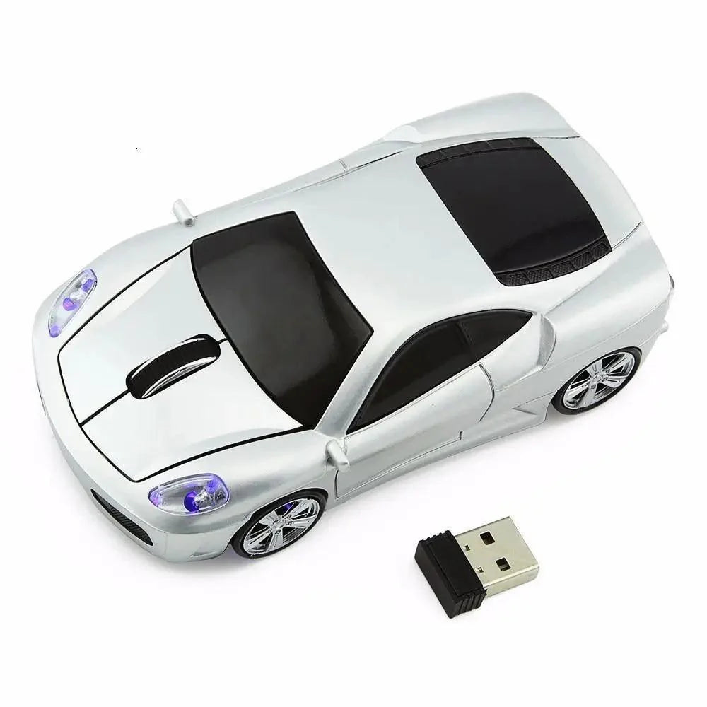 Souris sans fil de voiture de sport tendance 1200DPI optique 3D design voiture souris de jeu USB pour ordinateur portable PC de bureau