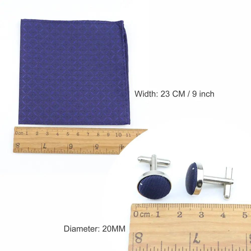 Ensemble Nœud Papillon Imprimé Petits Pois Tendance avec Pochette et Boutons de Manchette pour Hommes Rétro Nœuds Papillon de Fête Mariage sans Boîte Cravates Élégantes Cadeau