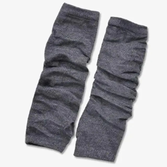 Gants longs d'hiver tendance en laine sans doigts, décontractés, pour femmes. Gants longs sans doigts pour femmes, pour l'hiver, tricotés, chauffe-bras, gants doux décontractés, chauffe-bras.