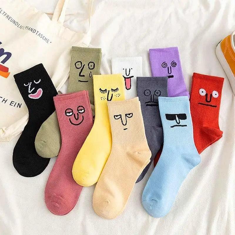 Chaussettes Tendance pour Femmes Couleurs Bonbon Chaussettes Amusantes Décontractées Chaussettes Filles Chaussettes Unisexe Chaussettes Élégantes Chaussettes Amusantes Chaussettes Mignonnes Cool Colorées en Coton pour Femmes et Hommes Cadeaux Confortables