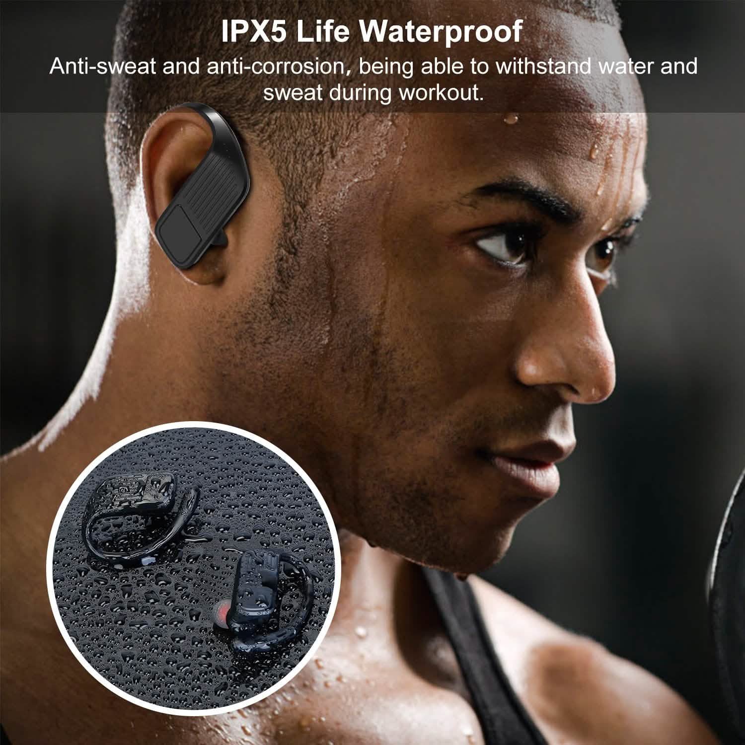 Écouteurs sans fil (True Wireless) v5.0 Stéréo TWS Casque