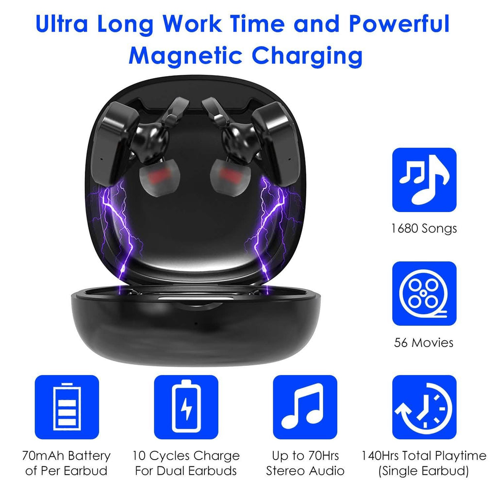 Écouteurs sans fil (True Wireless) v5.0 Stéréo TWS Casque
