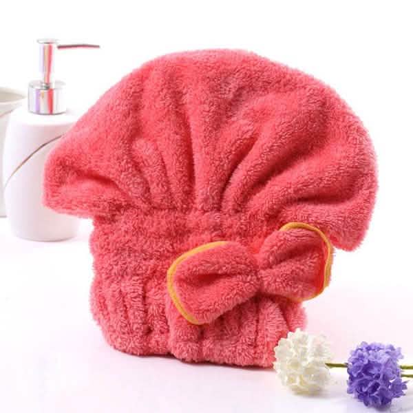 Serviettes de bain turban pour cheveux, séchage rapide