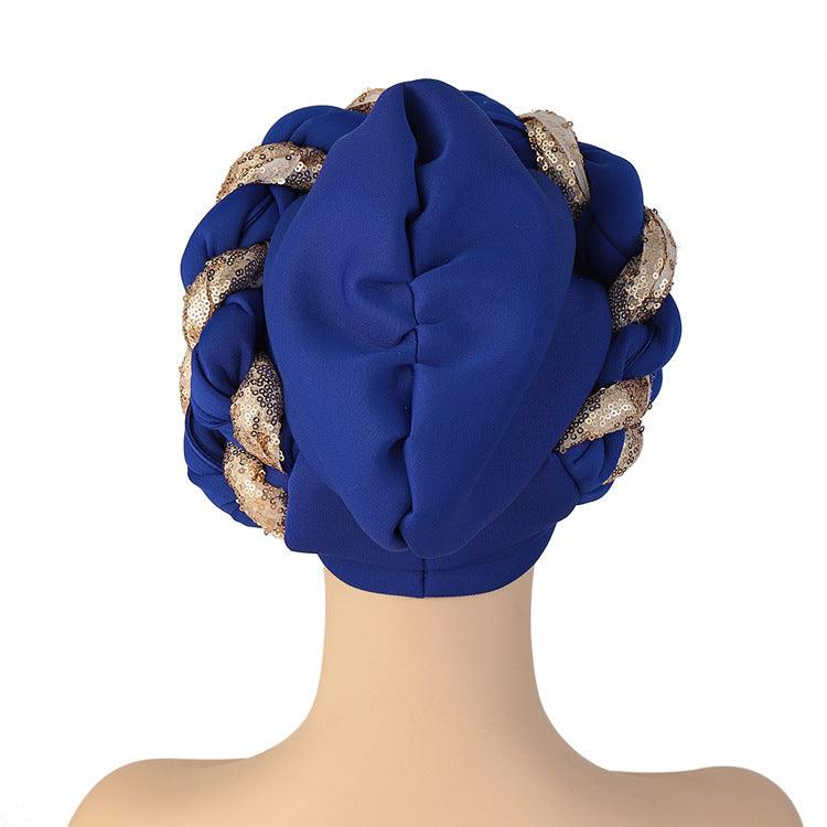 Turbans plissés doux bonnet bandeau léger chapeau africain arabe wrap élégant turban musulman écharpe femmes hijabs accessoires de cheveux casquette bonnet pour femmes