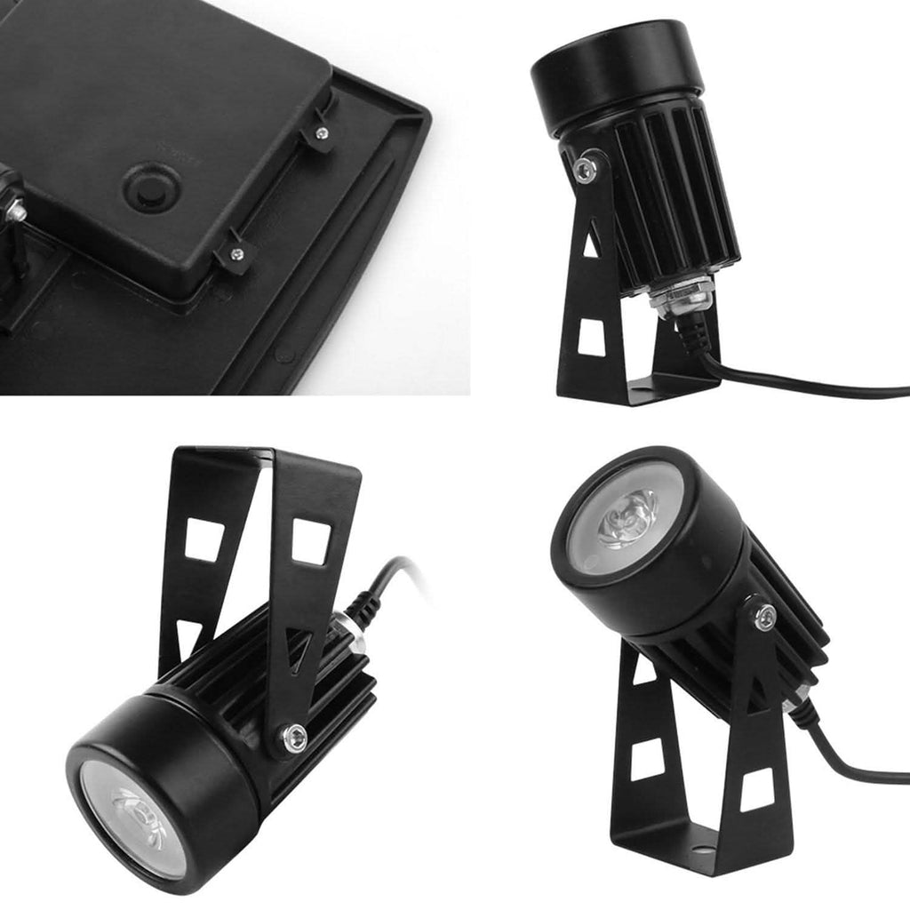 Projecteur solaire double pour l'extérieur