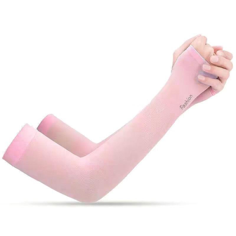 Deux paires de manchettes de protection solaire UV antidérapantes pour bras, manchons d'été pour hommes et femmes, manchons de refroidissement unisexes pour sport, entraînement et activités de plein air