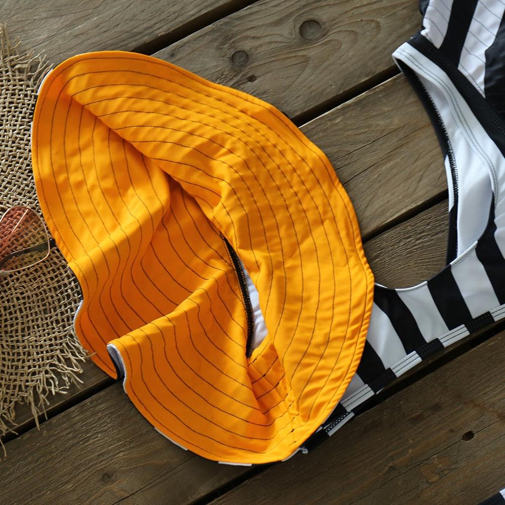 Ensemble bikini deux pièces à volants pour femme, maillot de bain push-up rembourré à imprimé floral, maillot de bain de plage, bikini triangle à nouer sur le côté et string échancré