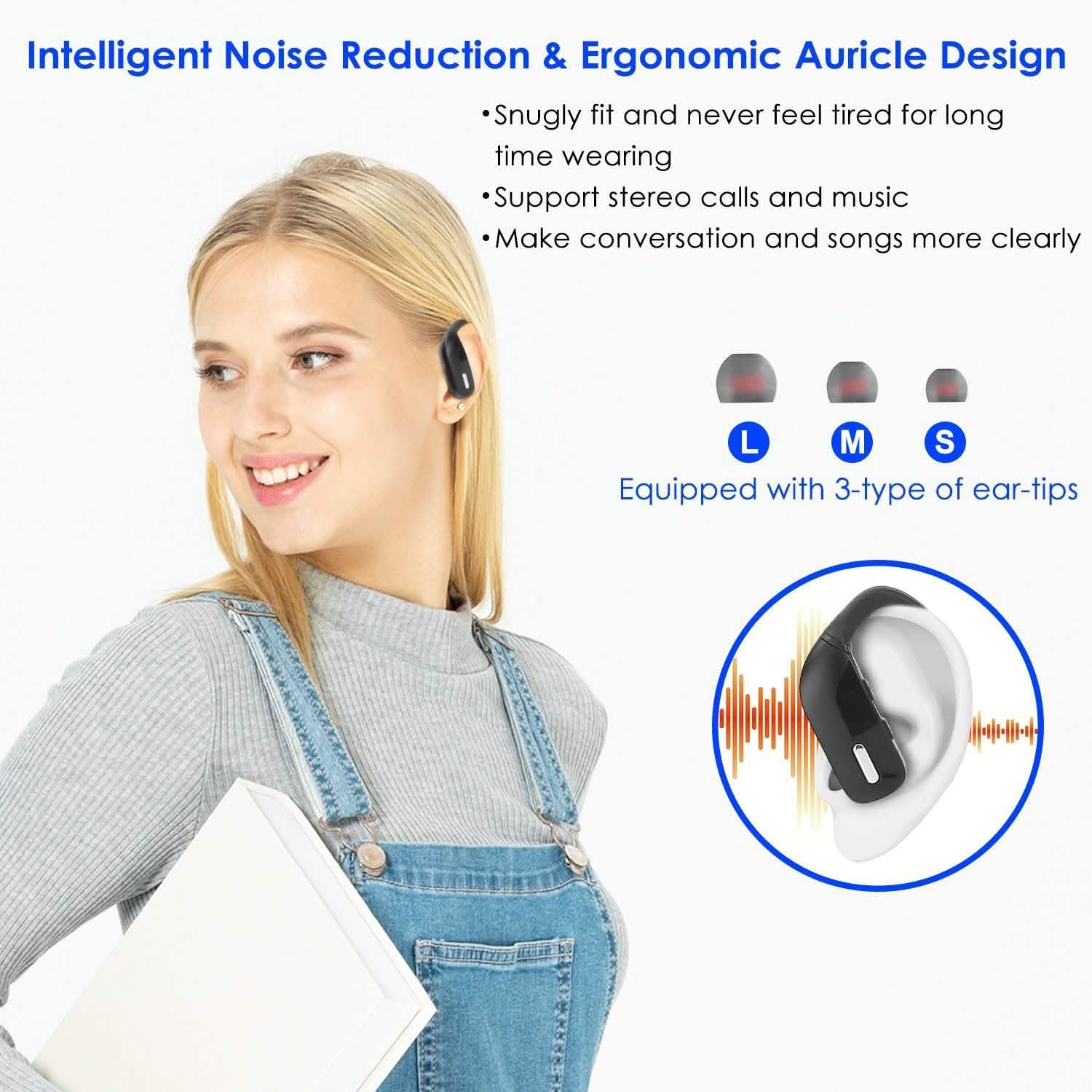 Écouteurs TWS sans fil 5.0 intra-auriculaires stéréo