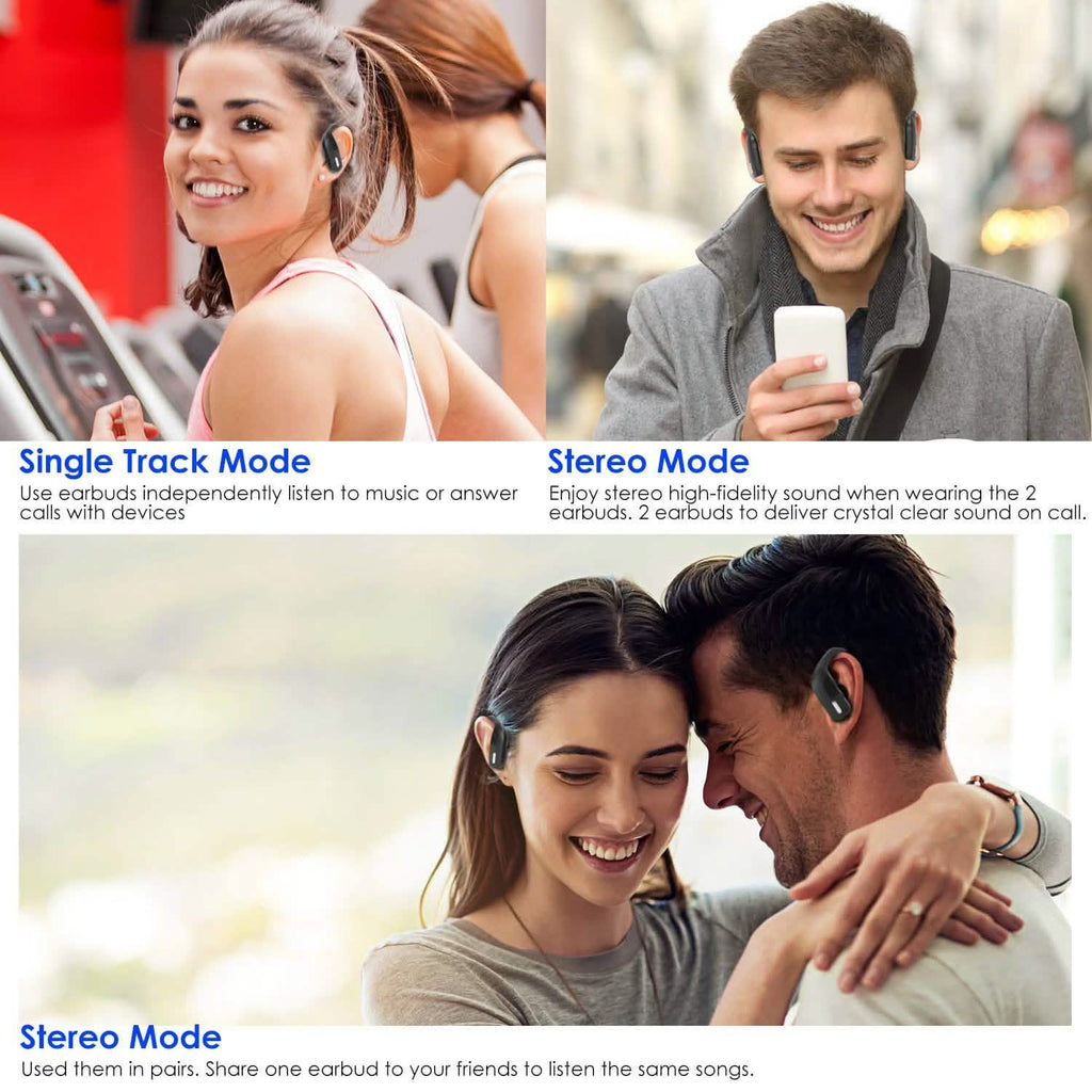 Écouteurs TWS sans fil 5.0 intra-auriculaires stéréo