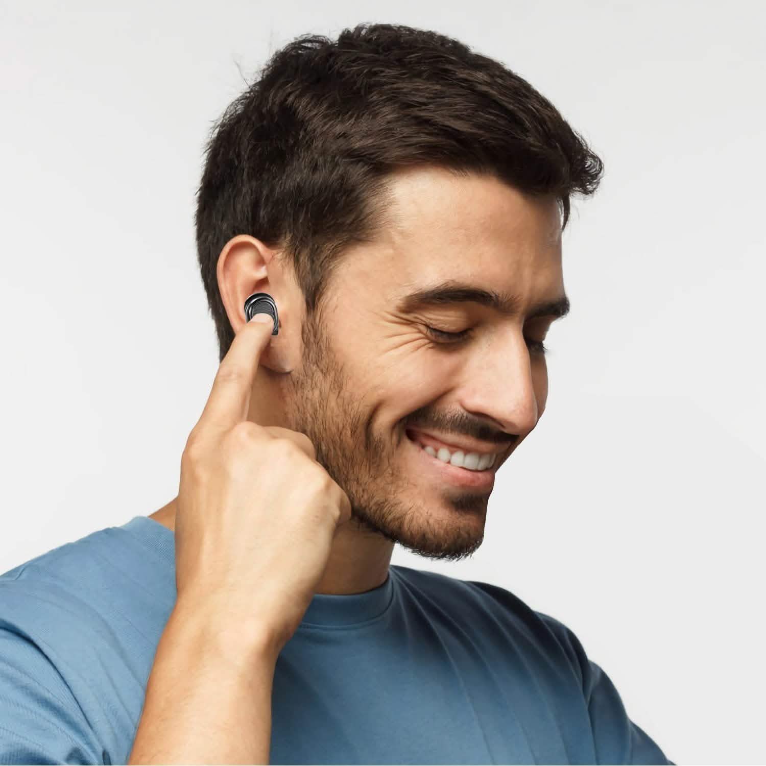 Écouteurs sans fil TWS 5.0 IPX4 stéréo intra-auriculaires tactiles