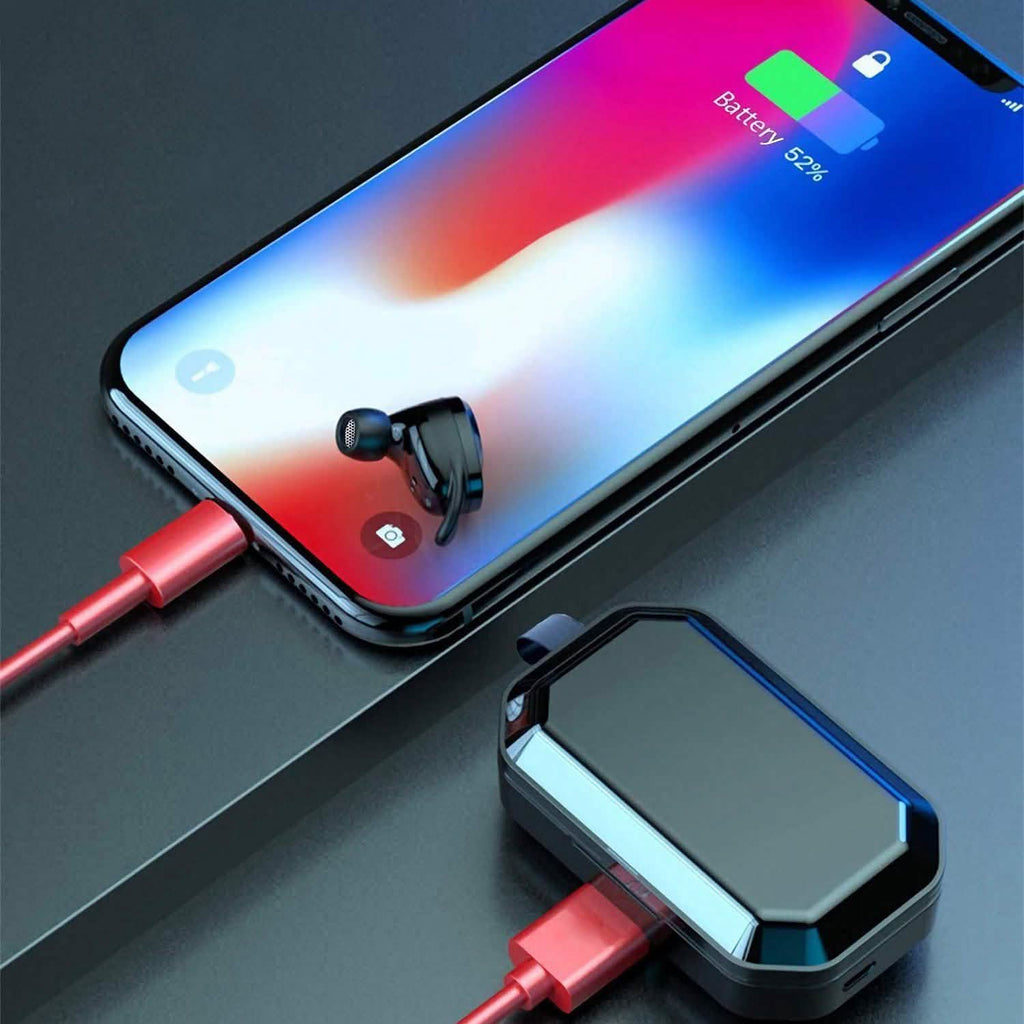 Écouteurs sans fil TWS 5.0 intra-auriculaires stéréo tactiles