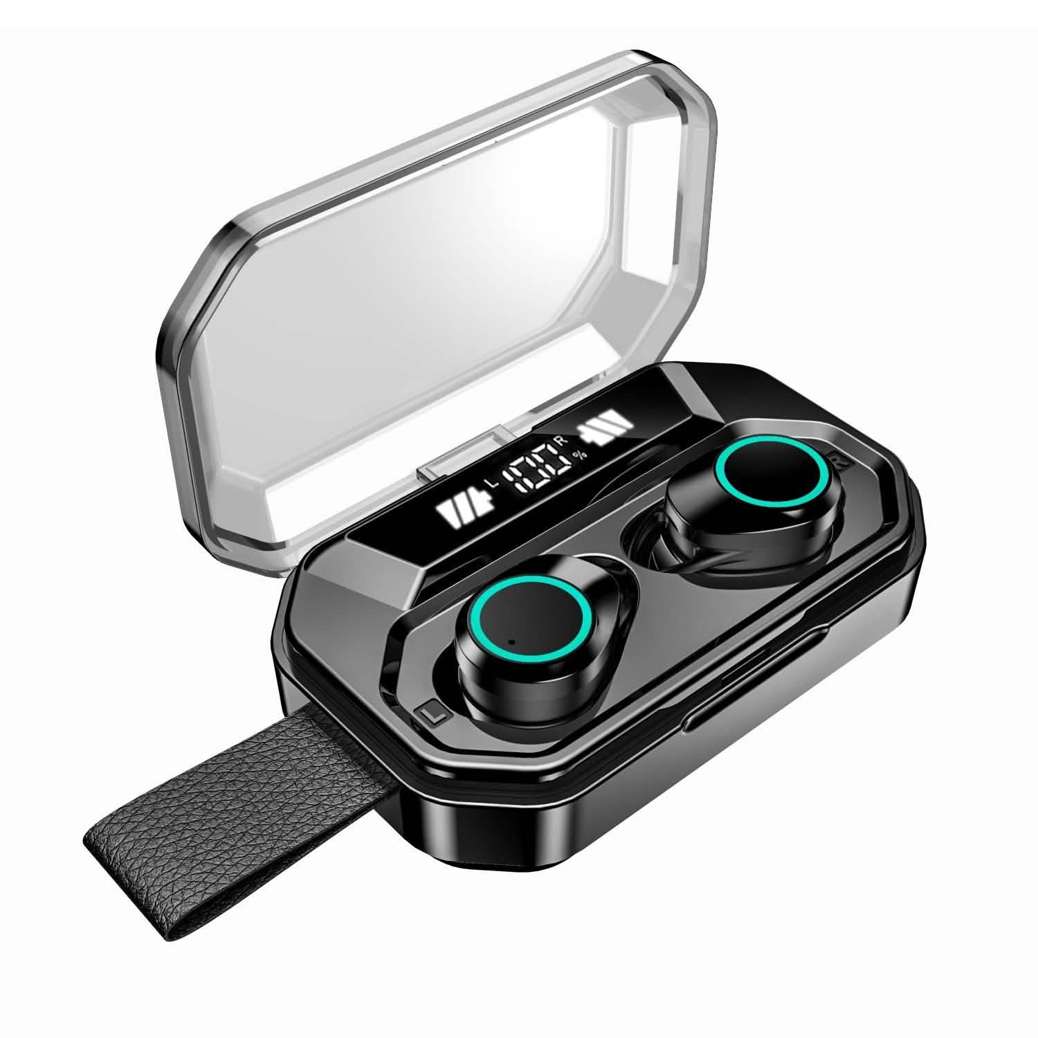 Écouteurs sans fil TWS 5.0 intra-auriculaires stéréo tactiles