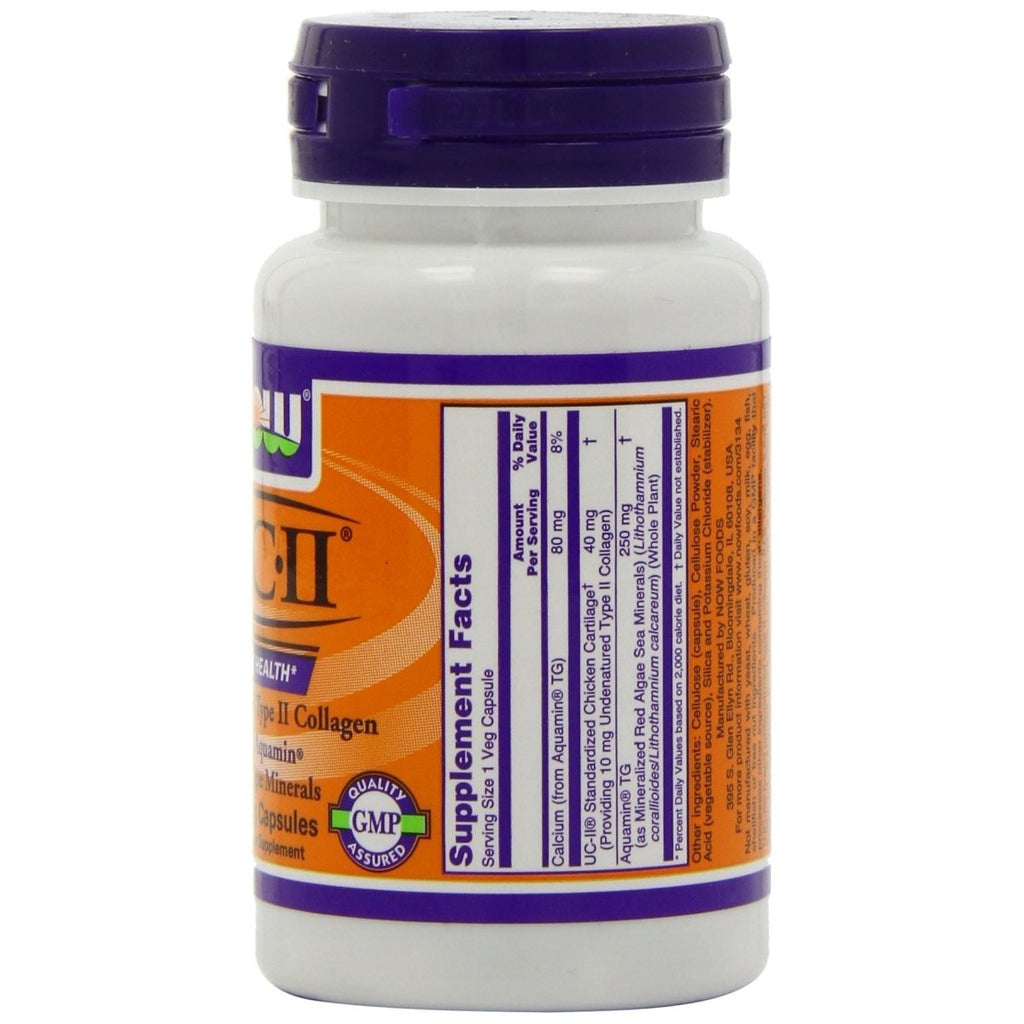 UC II Santé Articulaire Collagène de Type II Non Dénaturé 60 Végicaps (Lot de 2)