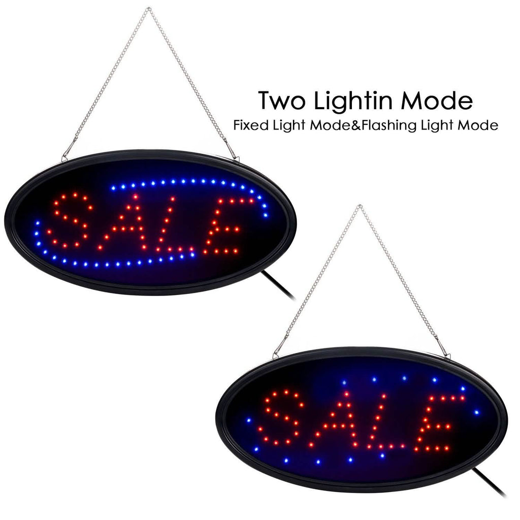 Enseigne Lumineuse LED Néon Ultra Lumineuse Animation Clignotante Panneau Publicitaire Commercial