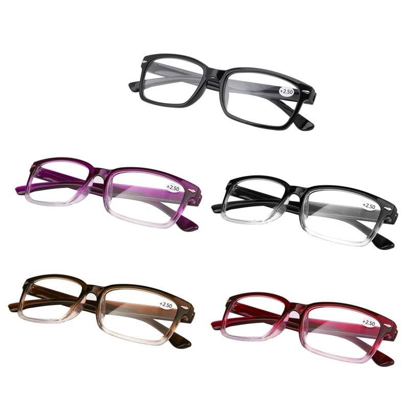 Lunettes de lecture ultra légères presbytie Lunettes Dioptrie Lunettes de lecture pour hommes Monture classique en métal de qualité Lecteurs d'ordinateur Lunettes de lecture avec charnières à ressort confortables pour hommes et femmes 1.0 1.5 2.0 2.5 3.0