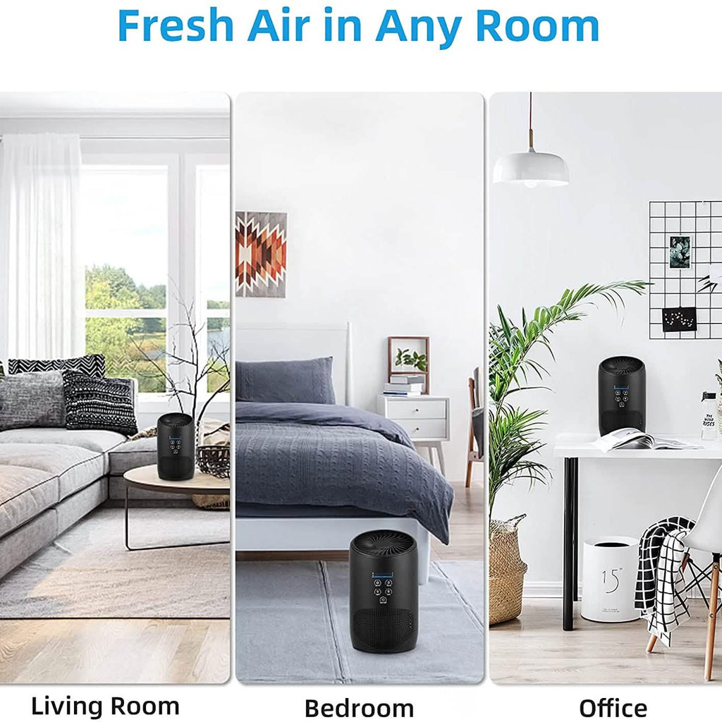 Purificateur d'air HEPA ultra silencieux pour chambre à coucher