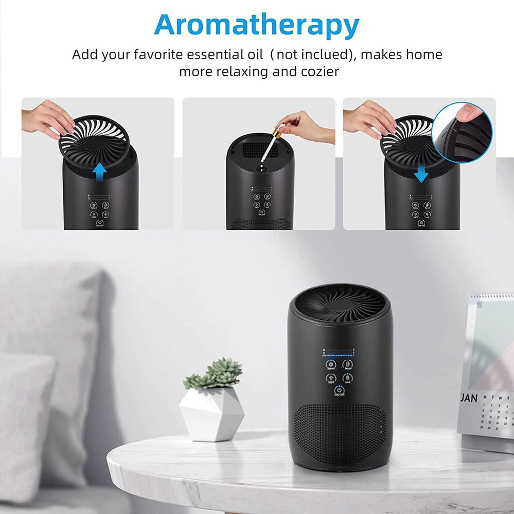 Purificateur d'air HEPA ultra silencieux pour chambre à coucher