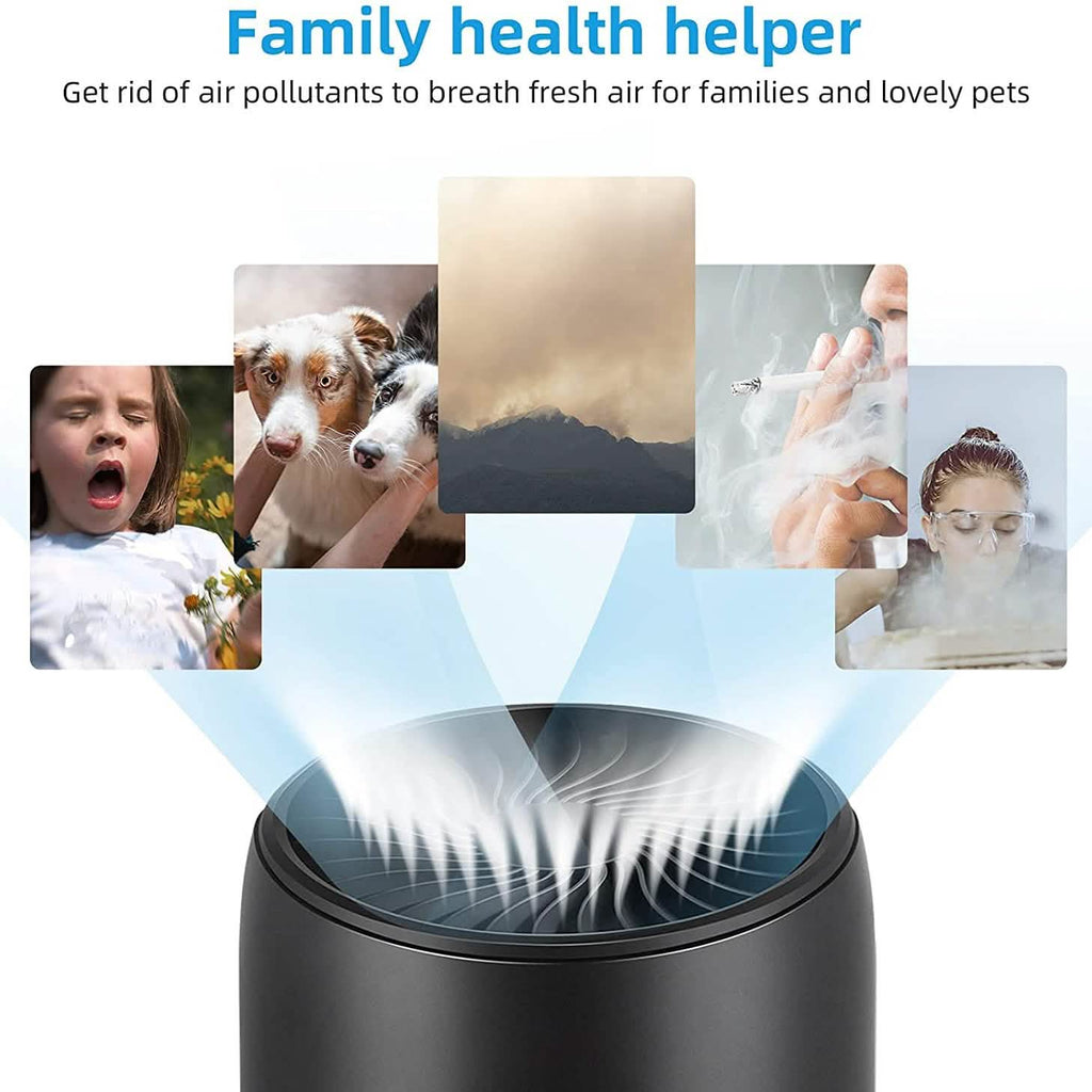 Purificateur d'air HEPA ultra silencieux pour chambre à coucher