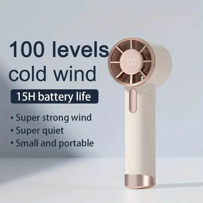 Ventilateur portable ultra-silencieux avec 100 vitesses réglables