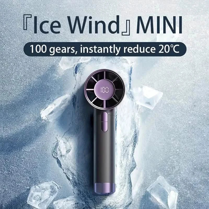 Ventilateur portable ultra-silencieux avec 100 vitesses réglables