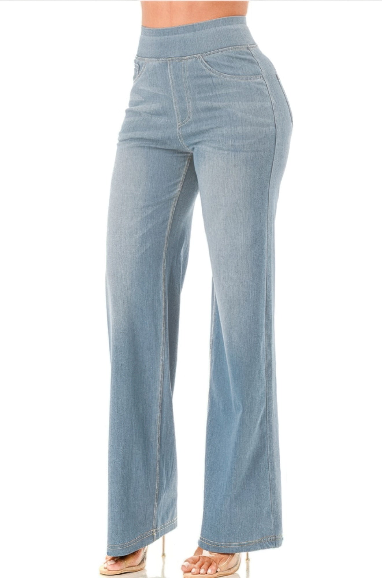 Jean flare ample ultra doux