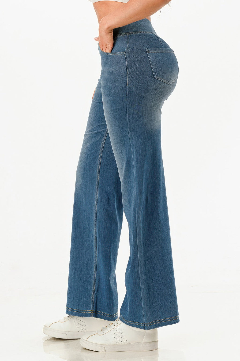 Jean flare ample ultra doux