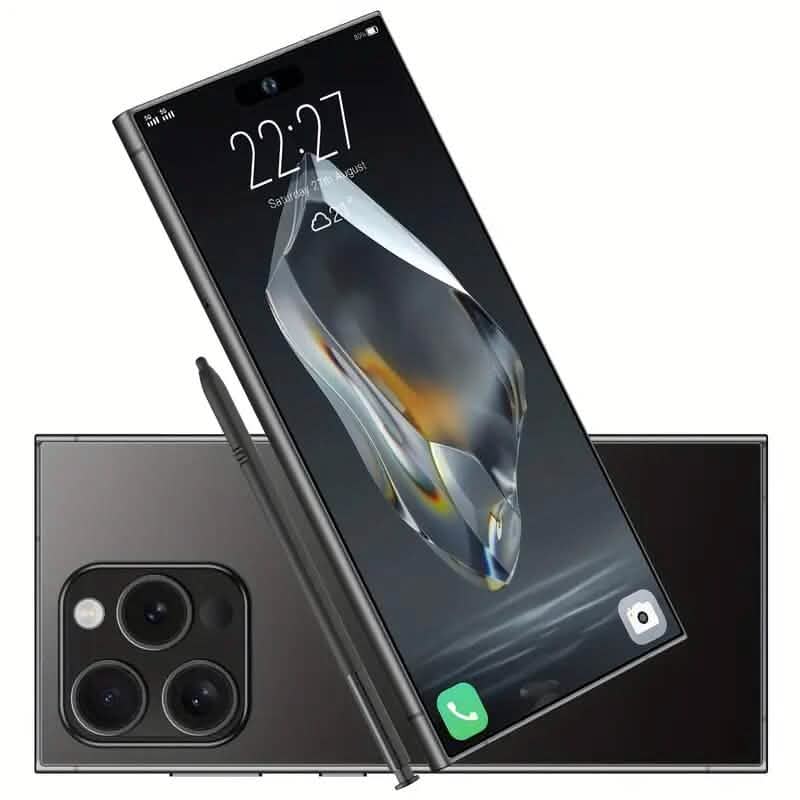 Smartphone débloqué Ultra 8 Go 256 Go double SIM 5G avec appareils photo 78 MP + 108 MP