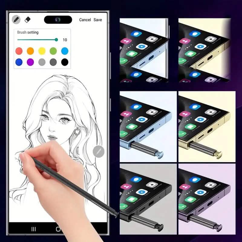 Smartphone débloqué Ultra 8 Go 256 Go double SIM 5G avec appareils photo 78 MP + 108 MP