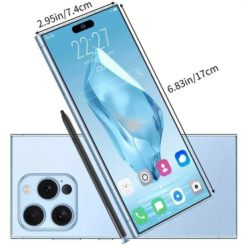Smartphone débloqué Ultra 8 Go 256 Go double SIM 5G avec appareils photo 78 MP + 108 MP