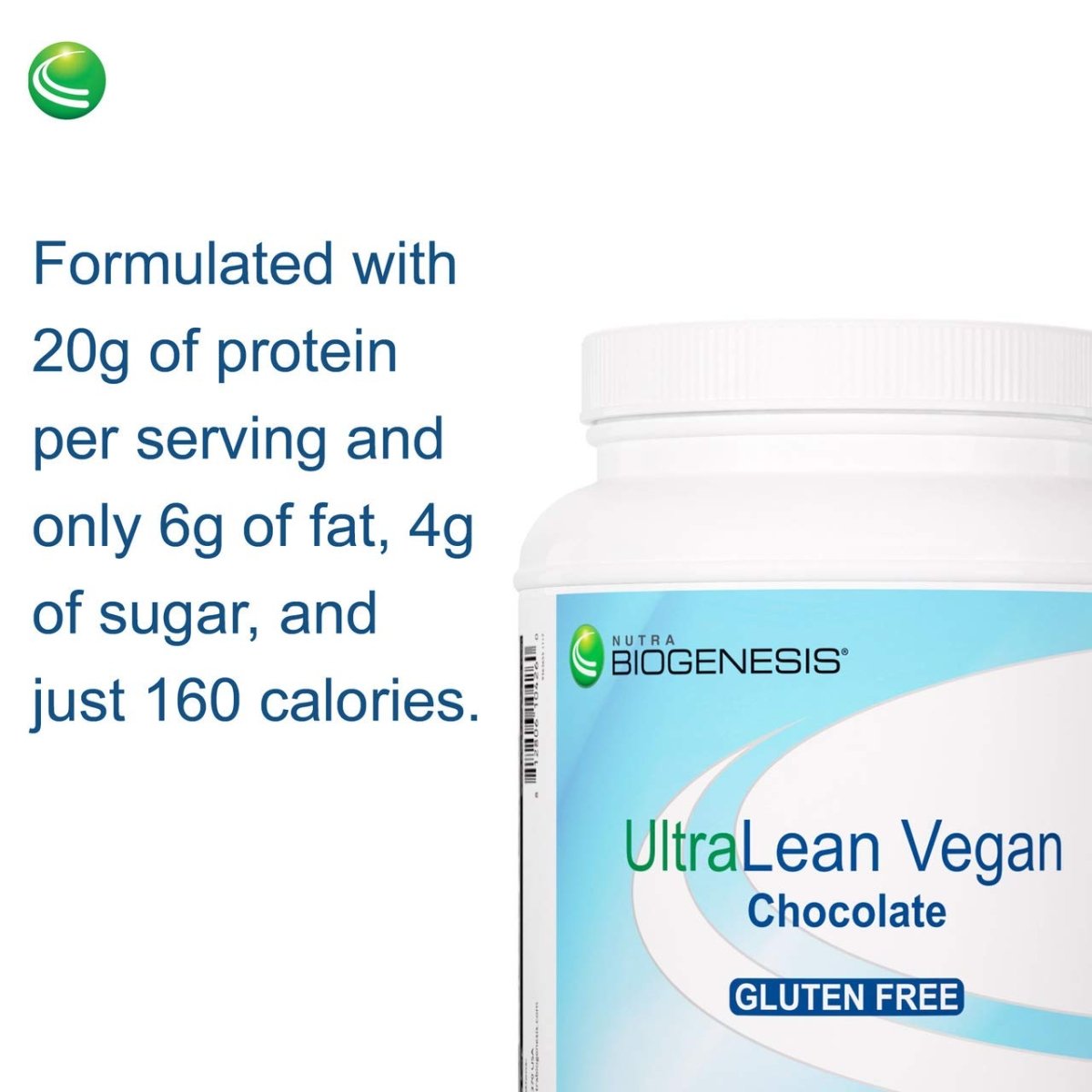 UltraLean Vegan Chocolat - Supplément protéiné végétal nutritionnel, 1,4 lb