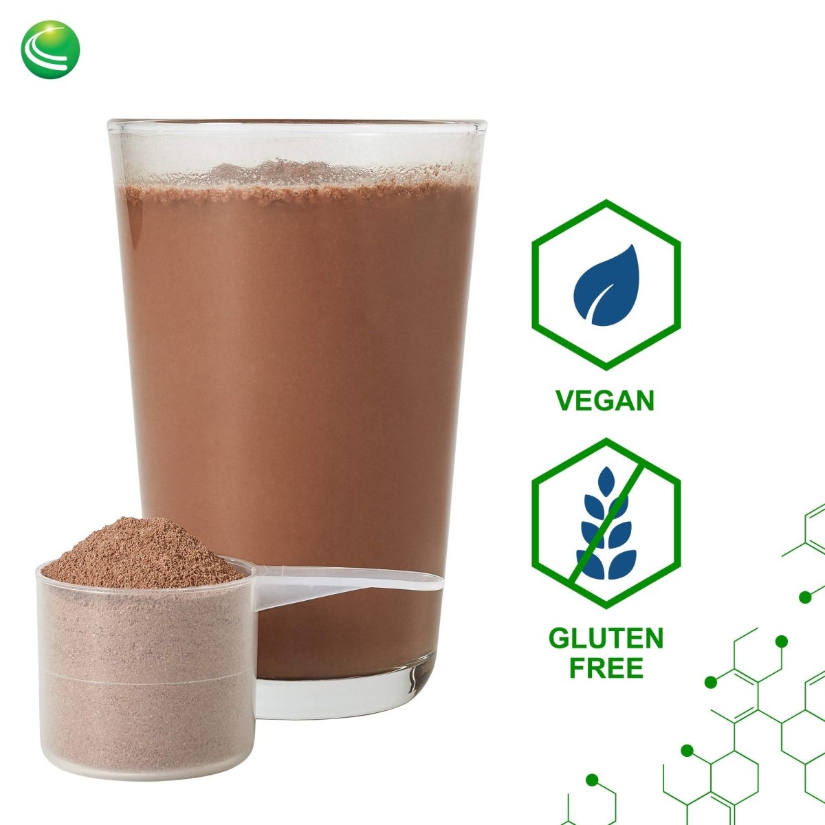 UltraLean Vegan Chocolat - Supplément protéiné végétal nutritionnel, 1,4 lb