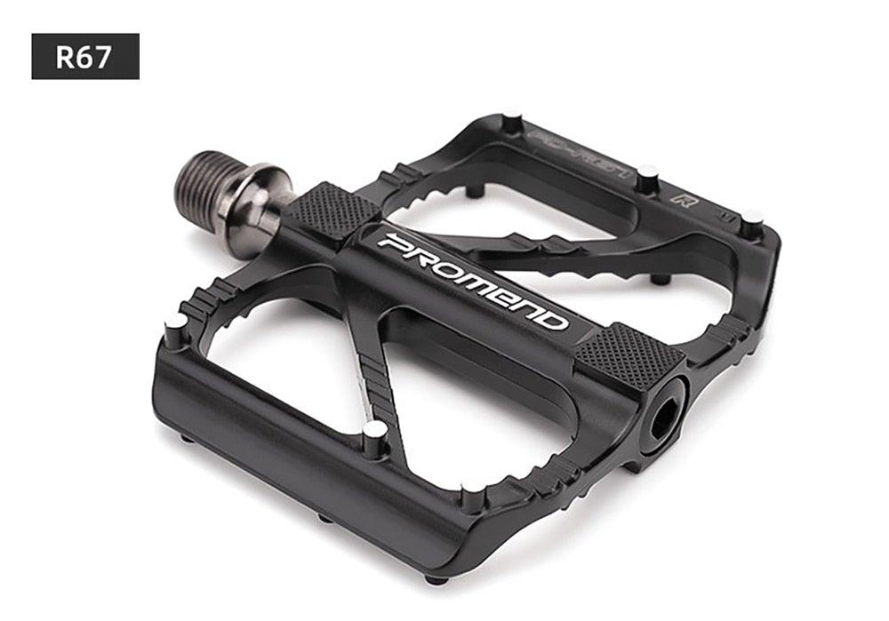 Pédale de vélo ultralégère à 3 roulements, pédale antidérapante, roulement à dégagement rapide en alliage d'aluminium, accessoires de vélo, pédales de VTT antidérapantes, légères, en alliage d'aluminium avec roulement étanche pour vélo de route et VTT